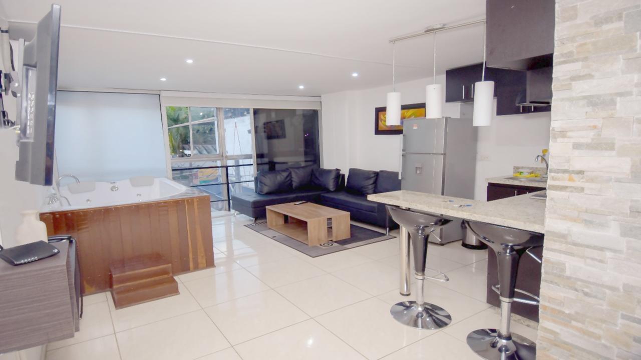 Apartamento Lleras Ac Hot Tub Medellín Exterior foto