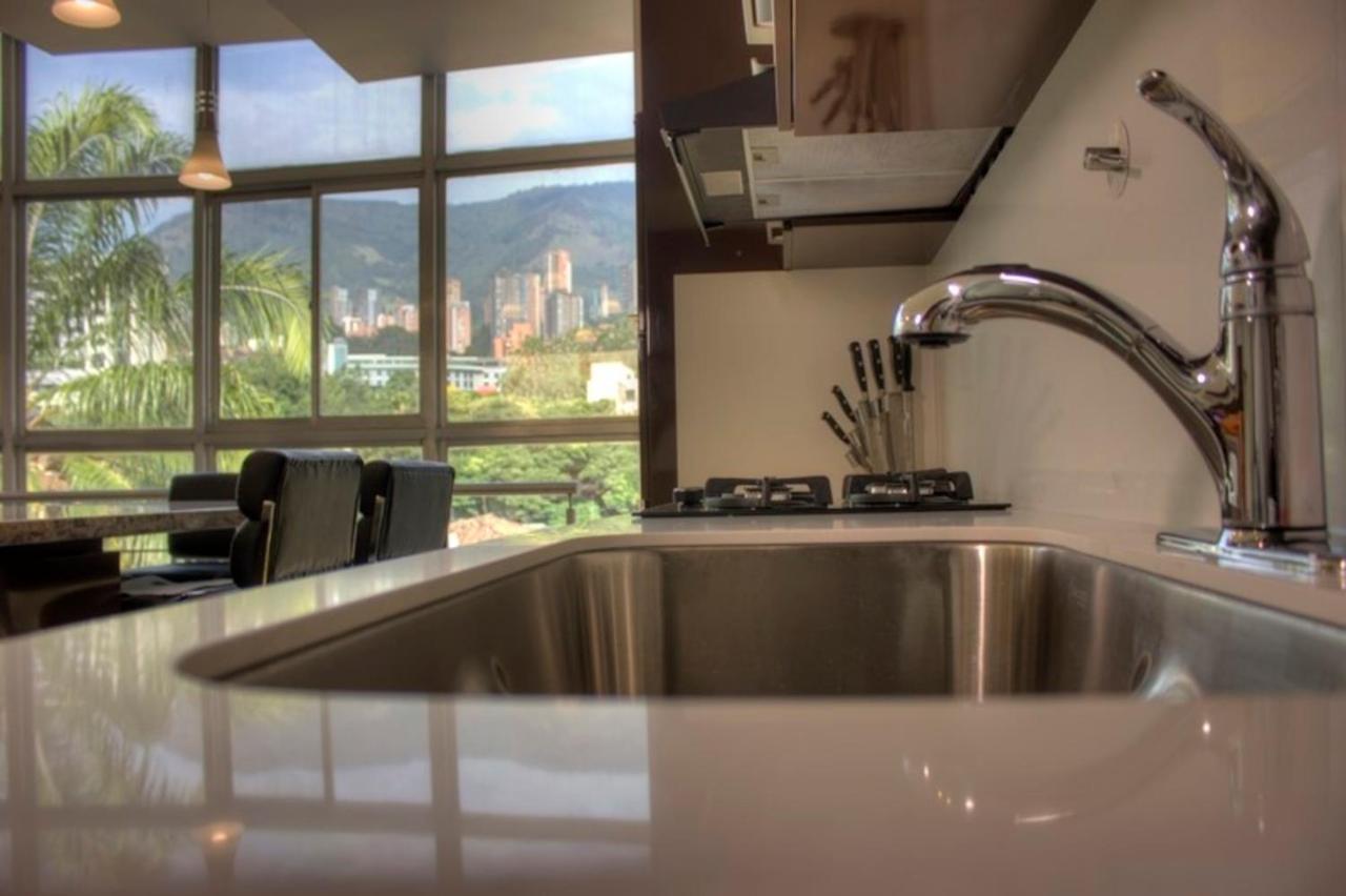 Apartamento Lleras Ac Hot Tub Medellín Exterior foto