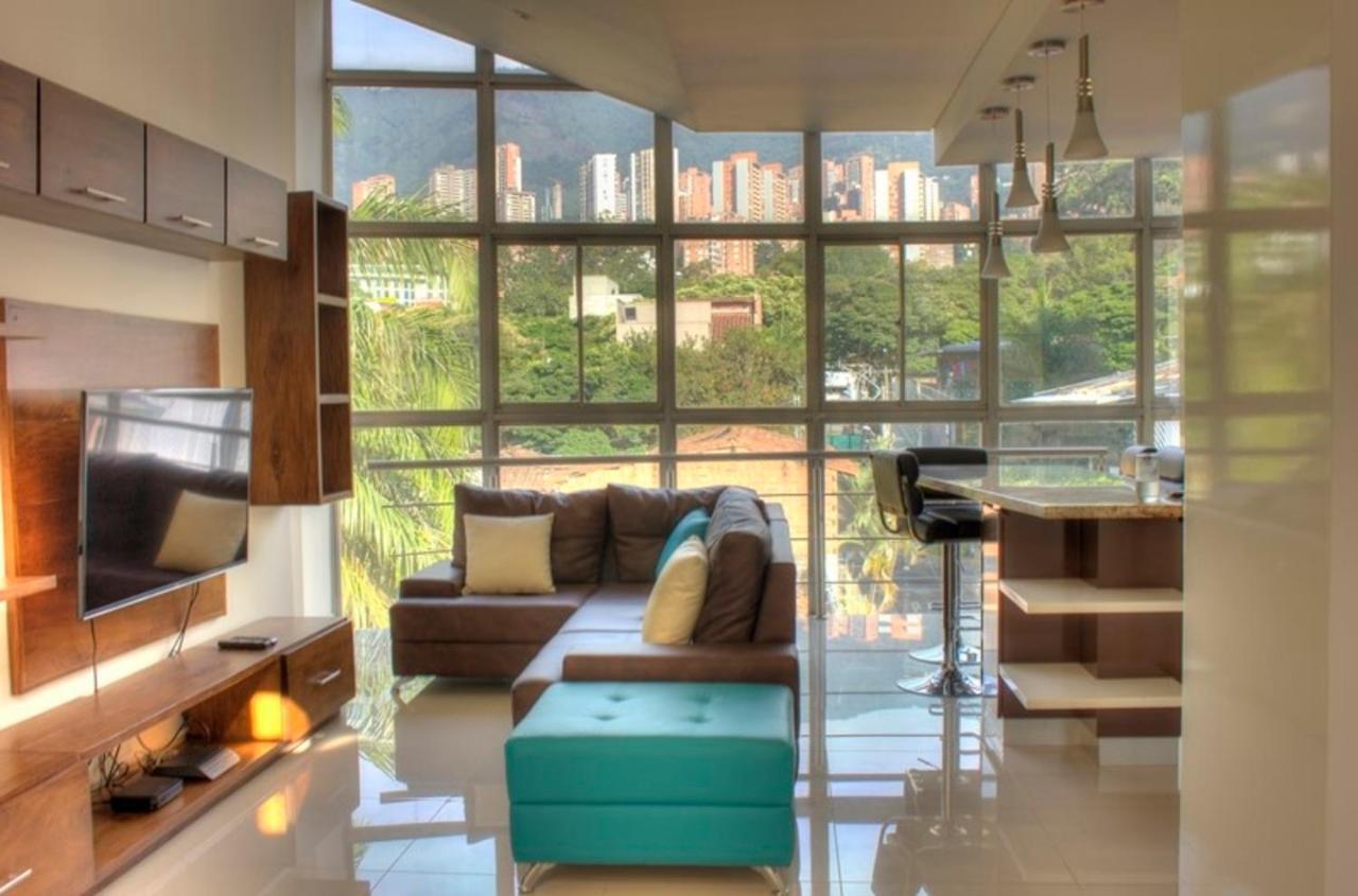 Apartamento Lleras Ac Hot Tub Medellín Exterior foto